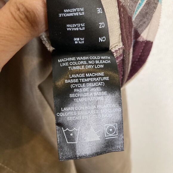 Kuhl Streamline Corduroy Snap Front Mini Skirt Gray Women’s Size 4 Pockets Logo - Picture 8 of 11